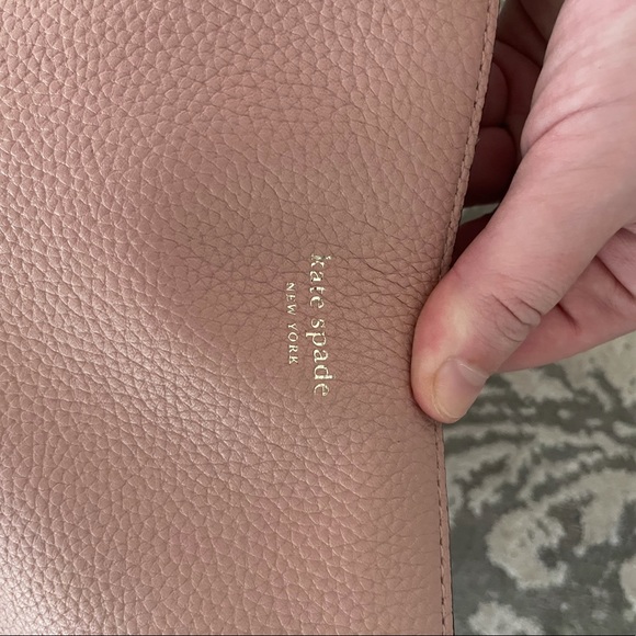 Offers Welcomed! Kate Spade Large Pink Pebbled Leather Zip Tote - Picture 2 of 6